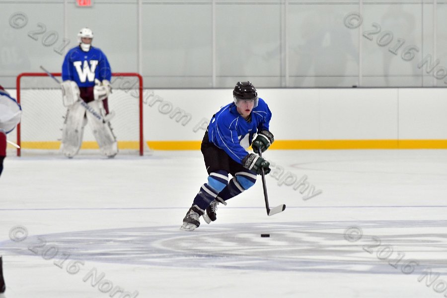 Wheaton College Men\'s Ice Hockey vs Middlesex Community College. - Photo By: KEITH NORDSTROM